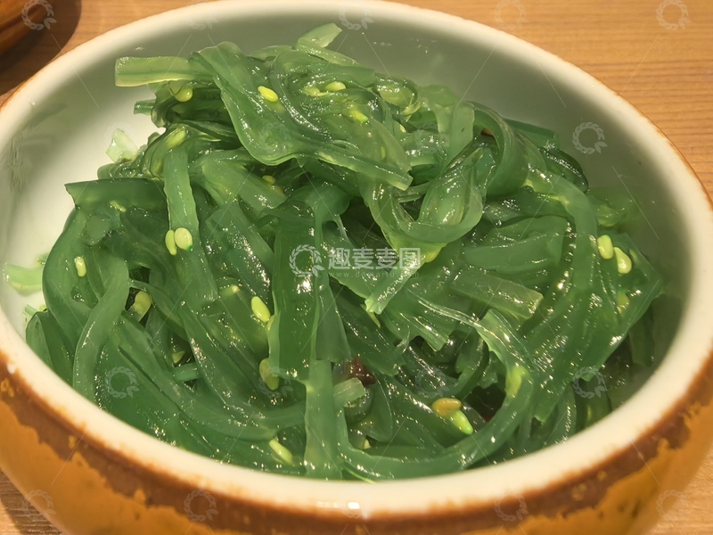 高清大图下载【趣麦麦图】日式拌海带丝
