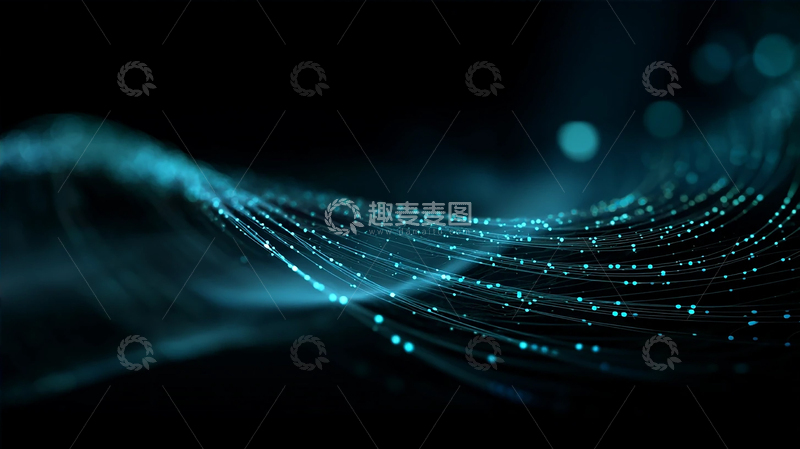 高清大图下载【趣麦麦图】未来科技光影流动