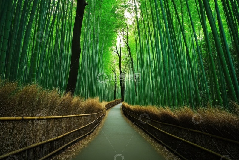 高清大图下载【趣麦麦图】茂密的翠竹林