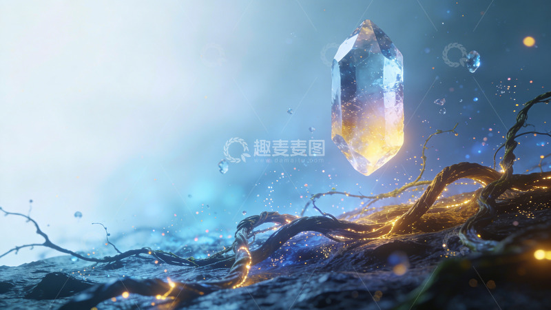 高清大图下载【趣麦麦图】奇幻水晶幻想场景