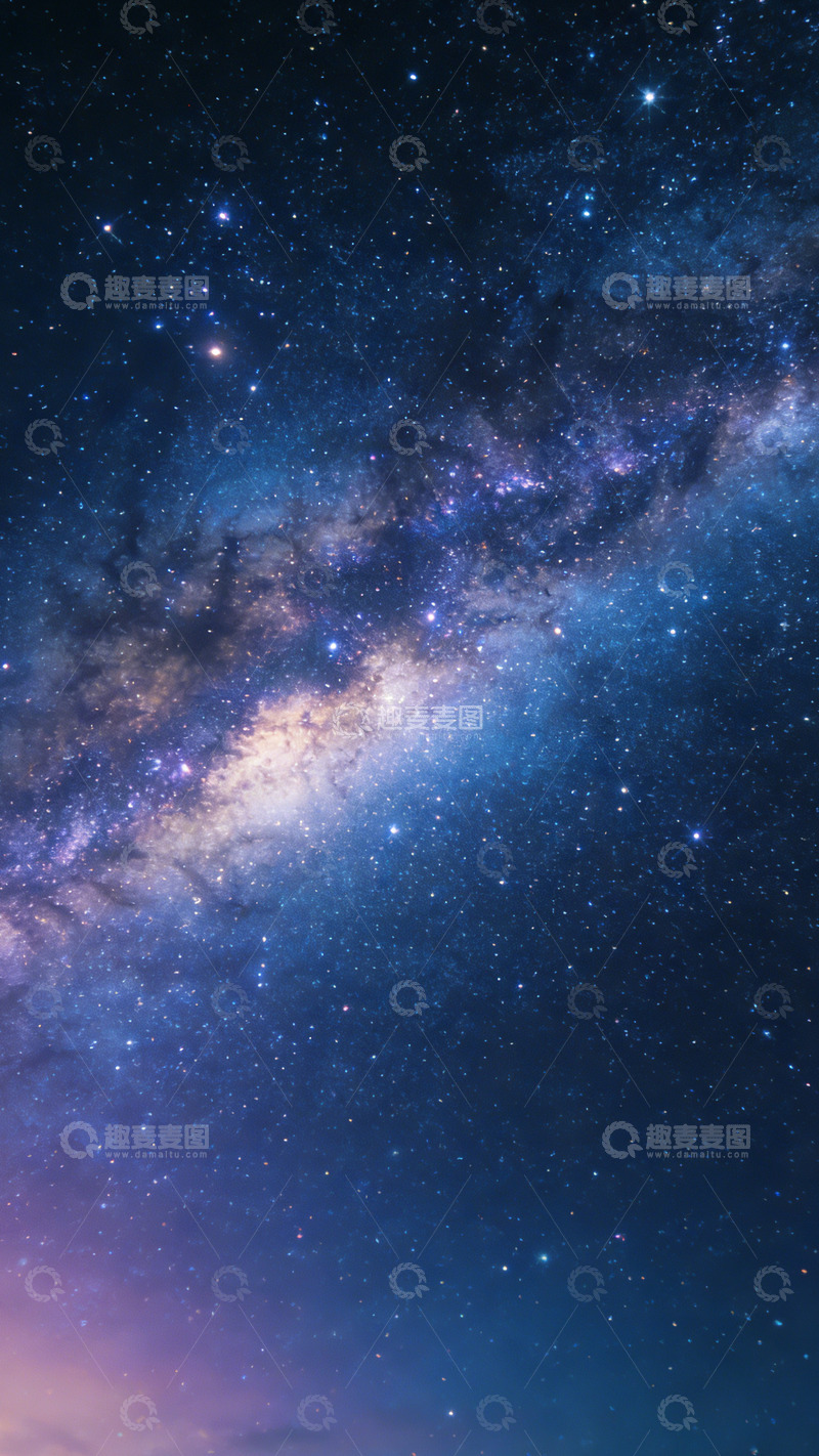 高清大图下载【趣麦麦图】银河星空宇宙壁纸