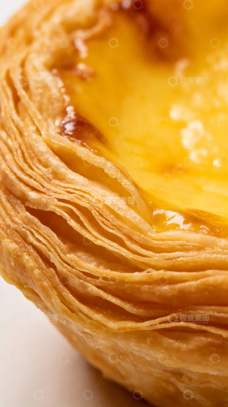 源文件下载【趣麦麦图】蛋挞特写摄影2