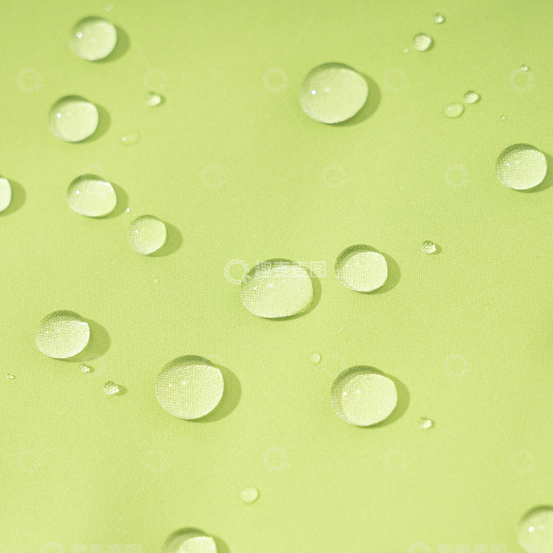 高清大图下载【趣麦麦图】三防面料细节特写水滴水珠实物拍摄