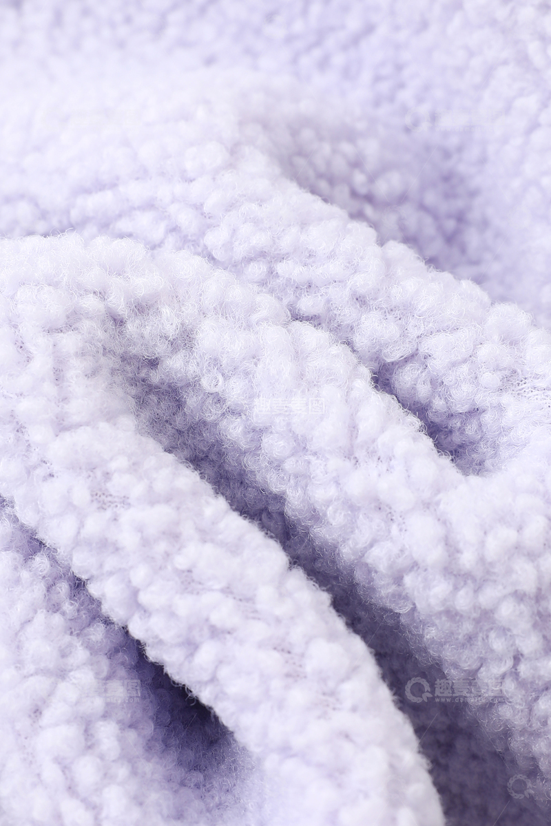 高清大图下载【趣麦麦图】摇粒绒面料布料近景聚焦特写实物拍摄