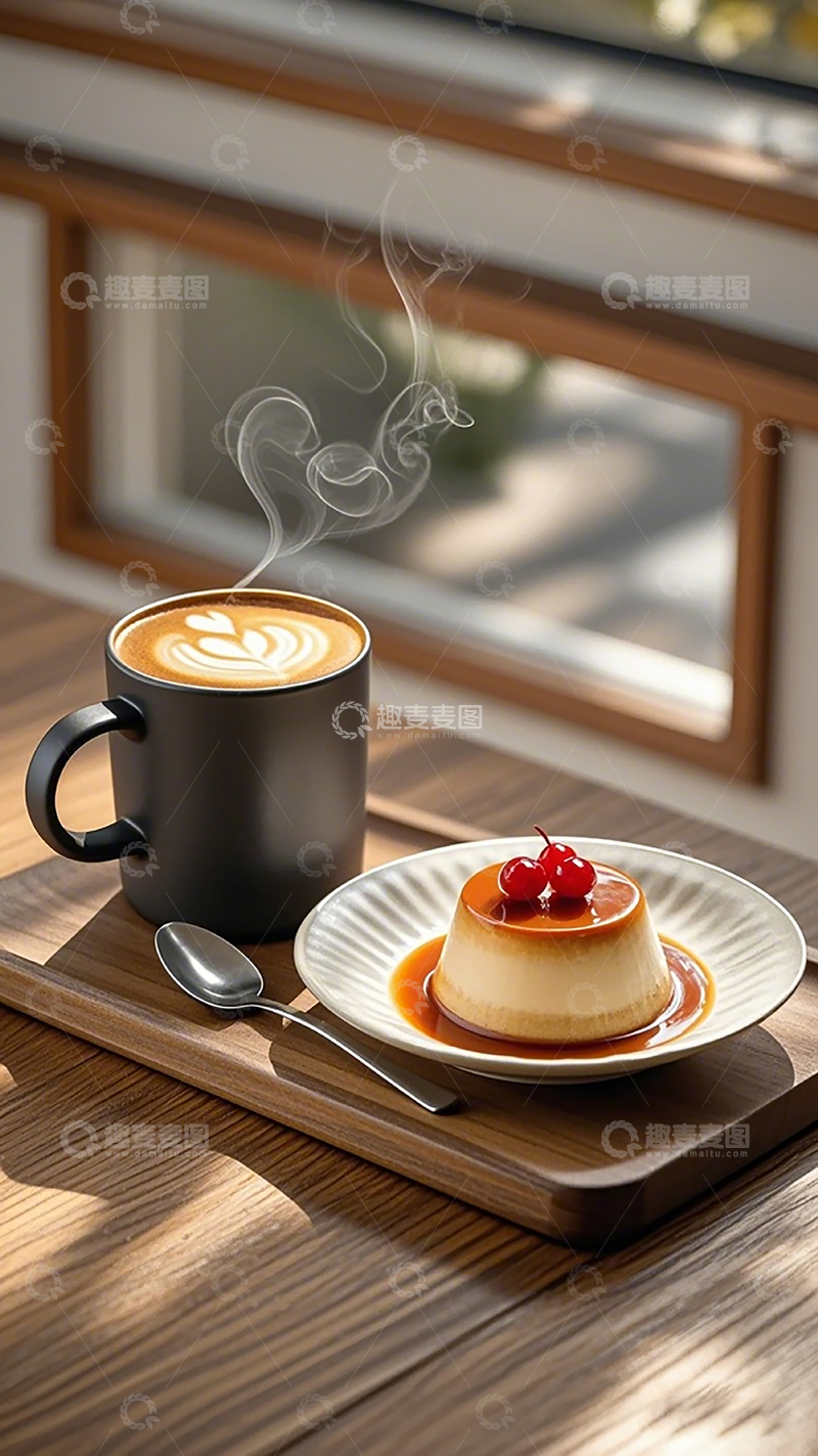 高清大图下载【趣麦麦图】温馨下午茶咖啡甜品