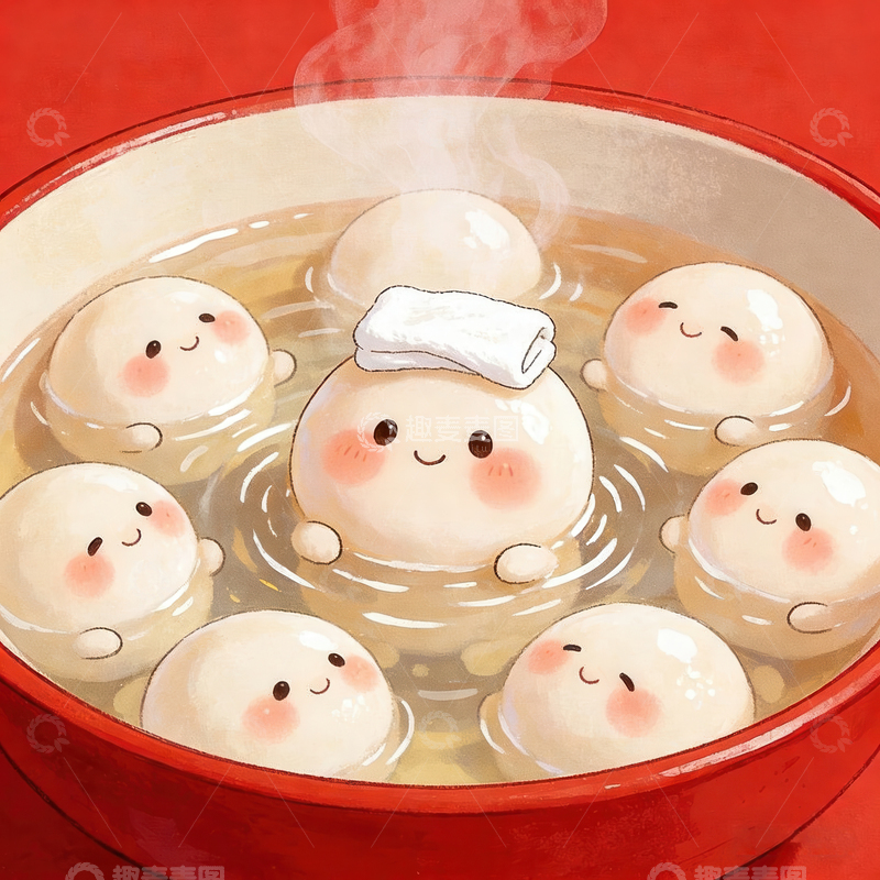 高清大图下载【趣麦麦图】元宵  浑圆 暖融 