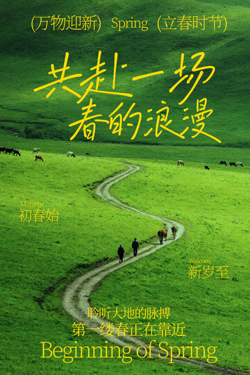 共赴春日浪漫立春海报