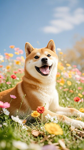 花园柴犬欢乐写真