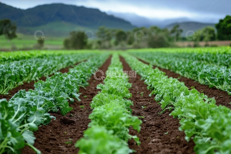 高清大图下载【趣麦麦图】田地里生长的蔬菜