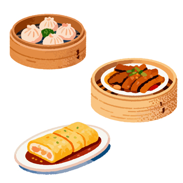 中式点心插画合集