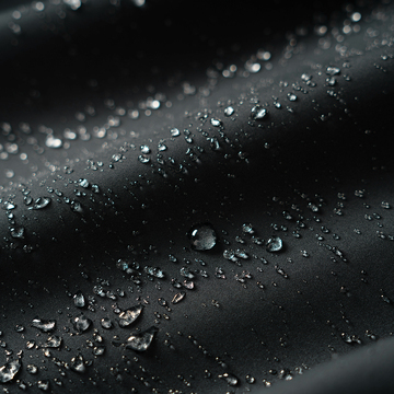 防水面料聚焦近景特写水珠水滴实物拍摄