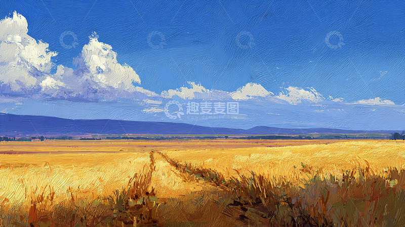 高清大图下载【趣麦麦图】麦田金浪迎夏日