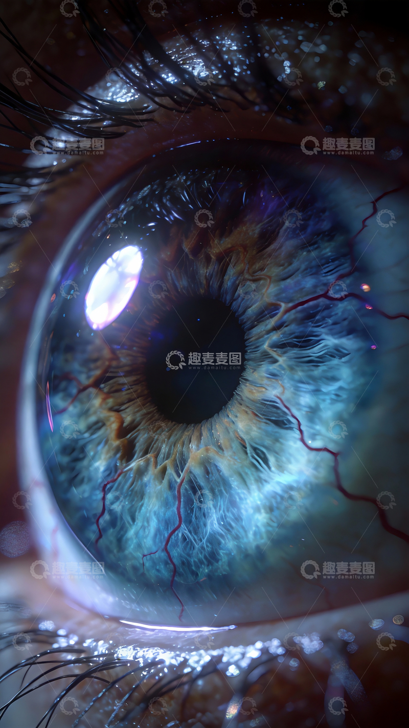 源文件下载【趣麦麦图】巨大的眼球细节特写3