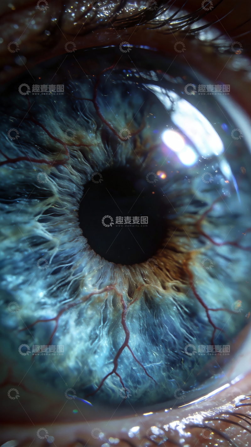 源文件下载【趣麦麦图】巨大的眼球细节特写2
