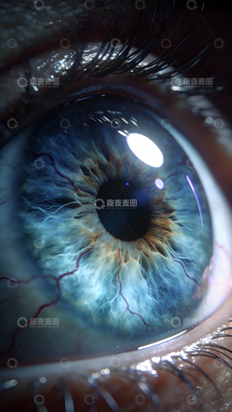 源文件下载【趣麦麦图】巨大的眼球细节特写1