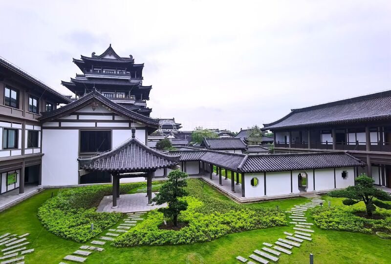 高清大图下载【趣麦麦图】-古风庭院建筑景观