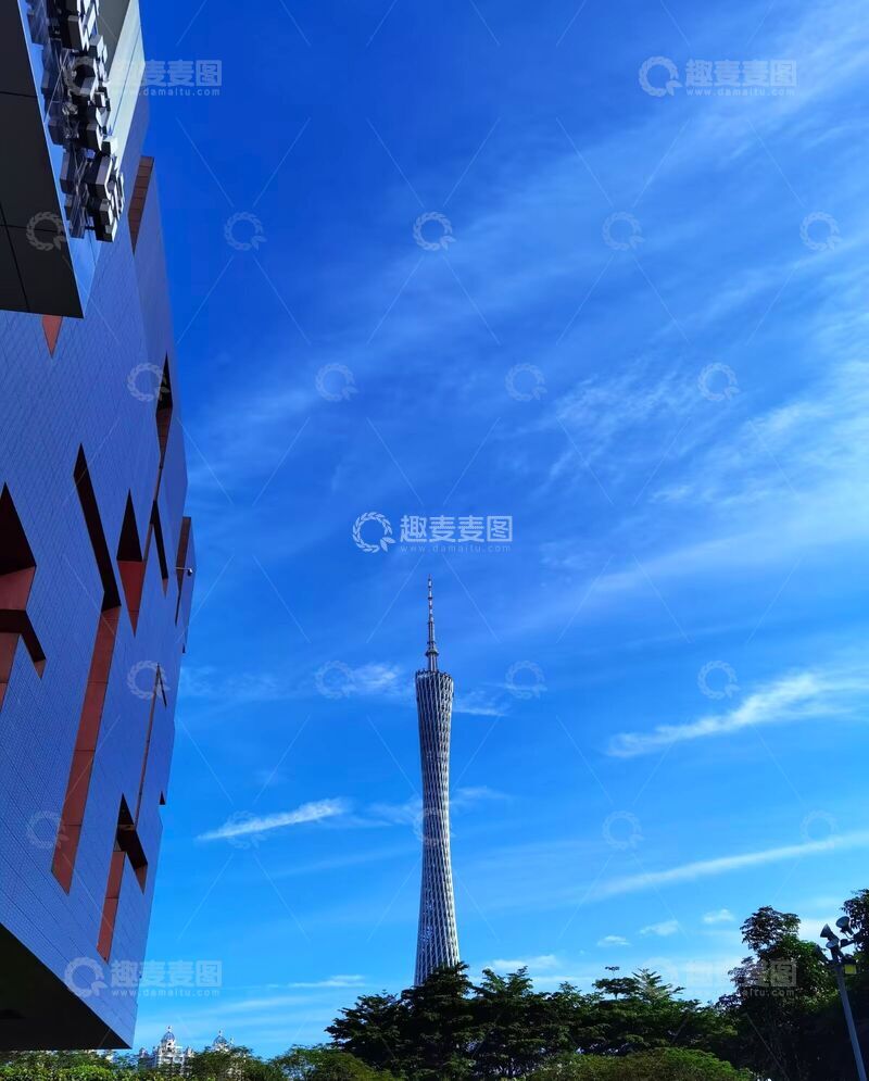 高清大图下载【趣麦麦图】现代都市风光塔影