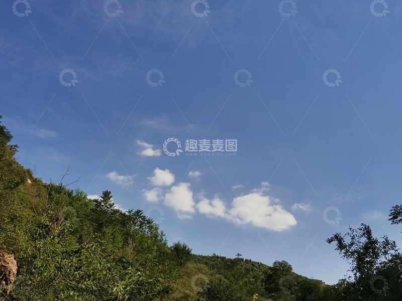 高清大图下载【趣麦麦图】天空云彩植被