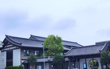 古风建筑庭院景观