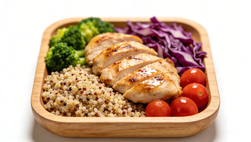 创意美食轻食减脂餐膳食摄影图