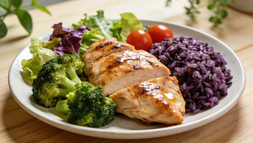 创意美食轻食减脂餐健康摄影图