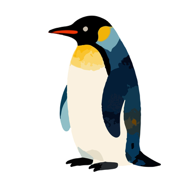 卡通企鹅插画