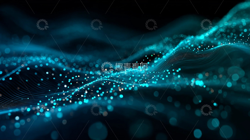 高清大图下载【趣麦麦图】电光流影的量子诗篇