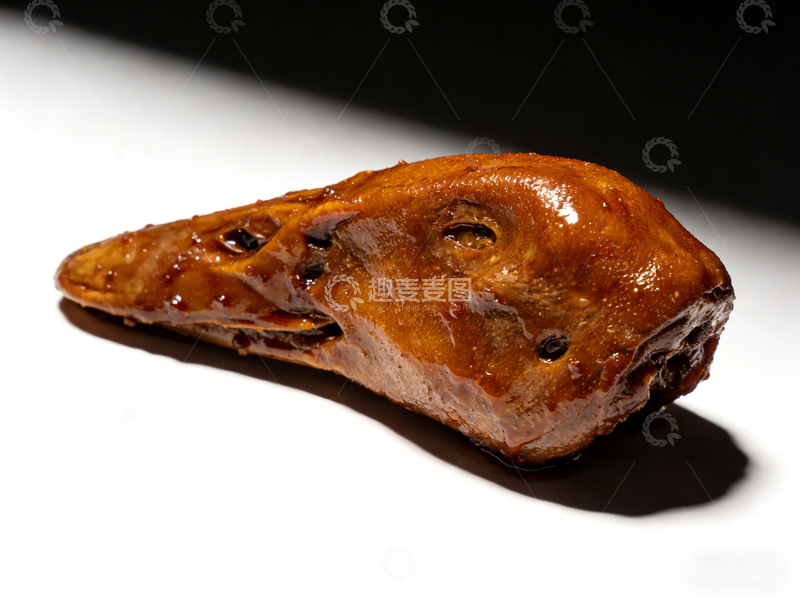 高清大图下载【趣麦麦图】烤制鸭头美食摄影图片