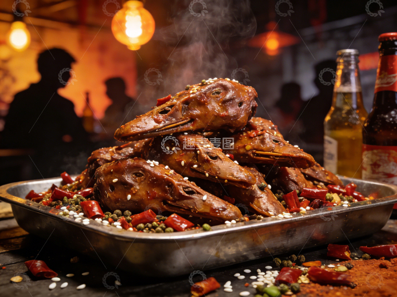 高清大图下载【趣麦麦图】麻辣蟹美食诱惑烹饪场景