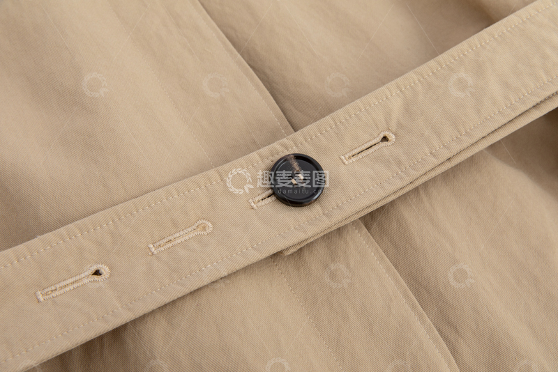 高清大图下载【趣麦麦图】实物拍摄服装纽扣扣子面料近景特写