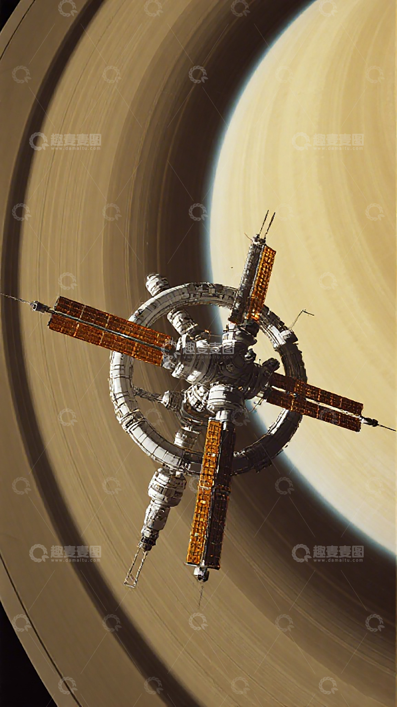 高清大图下载【趣麦麦图】太空探测器土星观测图像