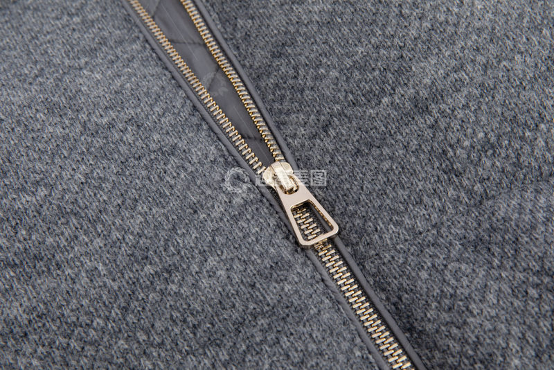 高清大图下载【趣麦麦图】金属拉链拉锁锁头面料实物拍摄