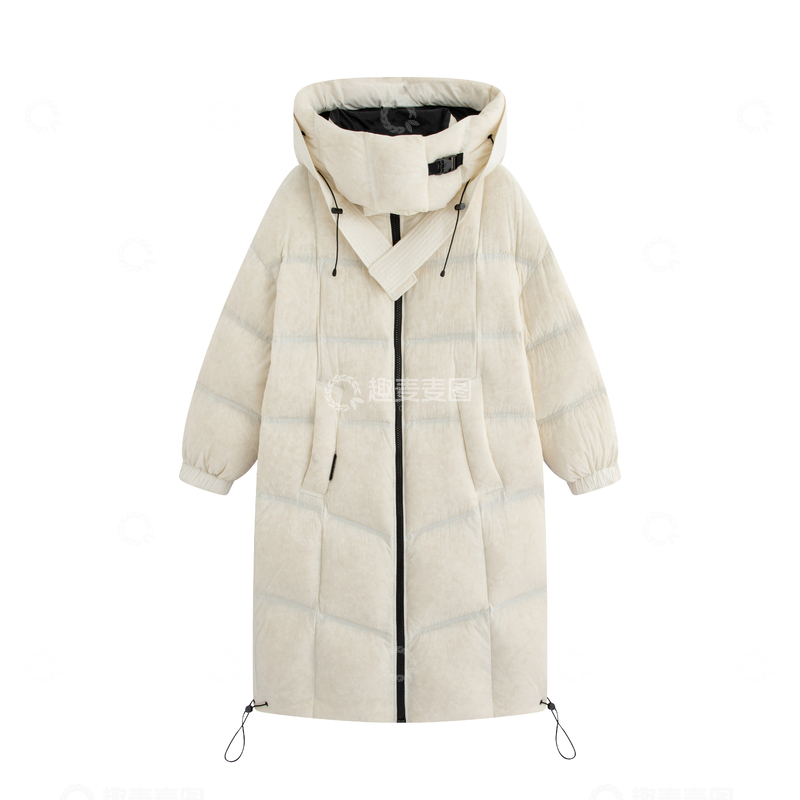 高清大图下载【趣麦麦图】羽绒服实物拍摄服装平铺图