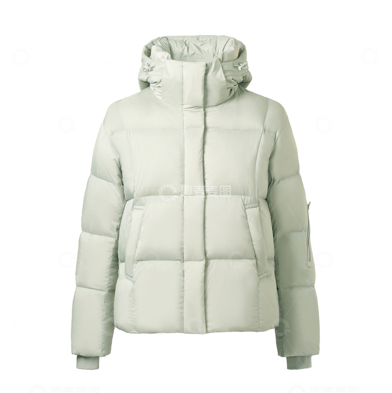 高清大图下载【趣麦麦图】羽绒服外套实物拍摄平铺图