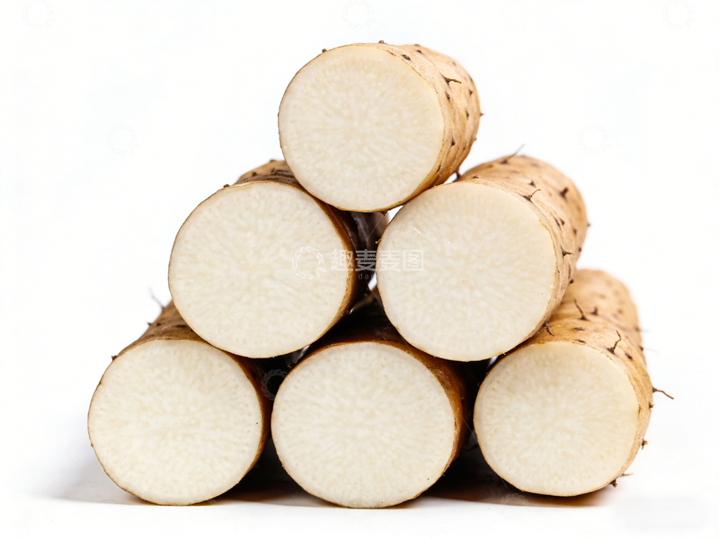 高清大图下载【趣麦麦图】山药切片堆叠展示