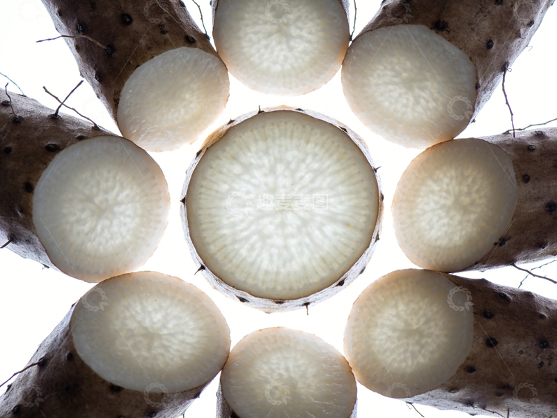 高清大图下载【趣麦麦图】对称山药创意摄影