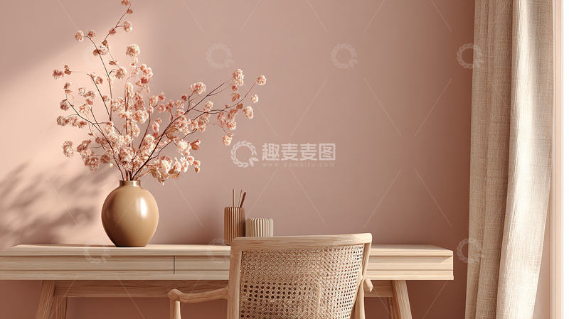 高清大图下载【趣麦麦图】温馨粉色房间装饰
