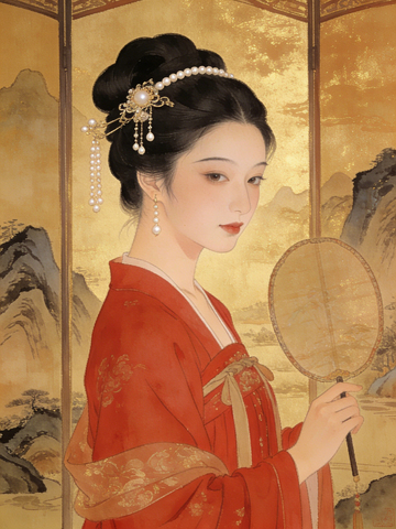 古代美女画作