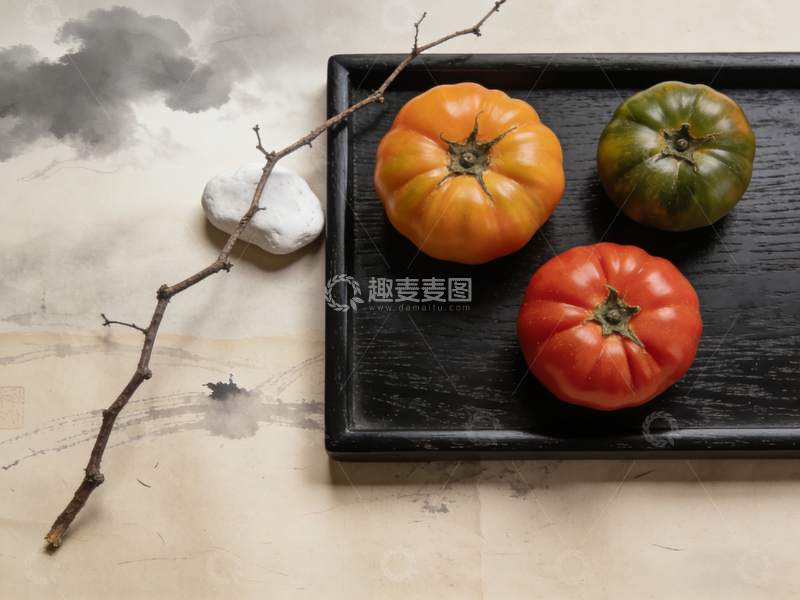高清大图下载【趣麦麦图】静物摄影番茄艺术写真