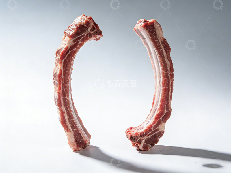 高清大图下载【趣麦麦图】生鲜排骨食材摄影