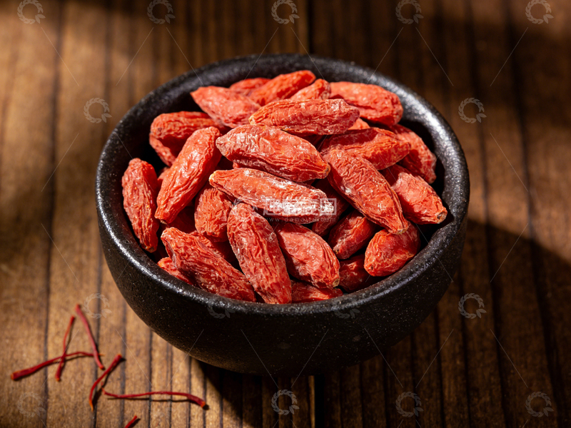 高清大图下载【趣麦麦图】古朴碗盛红枸杞食材特写