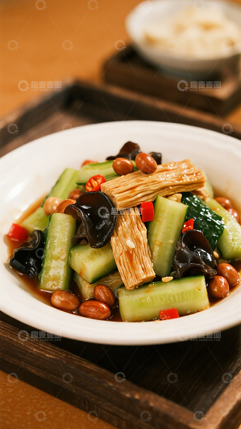 高清大图下载【趣麦麦图】家常凉拌菜美食摄影