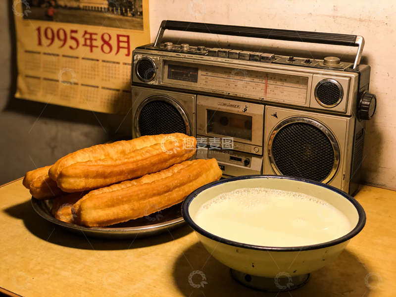 高清大图下载【趣麦麦图】怀旧早餐旧时代风格