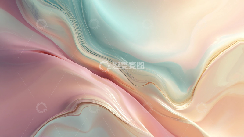 高清大图下载【趣麦麦图】-彩色梦幻流动艺术