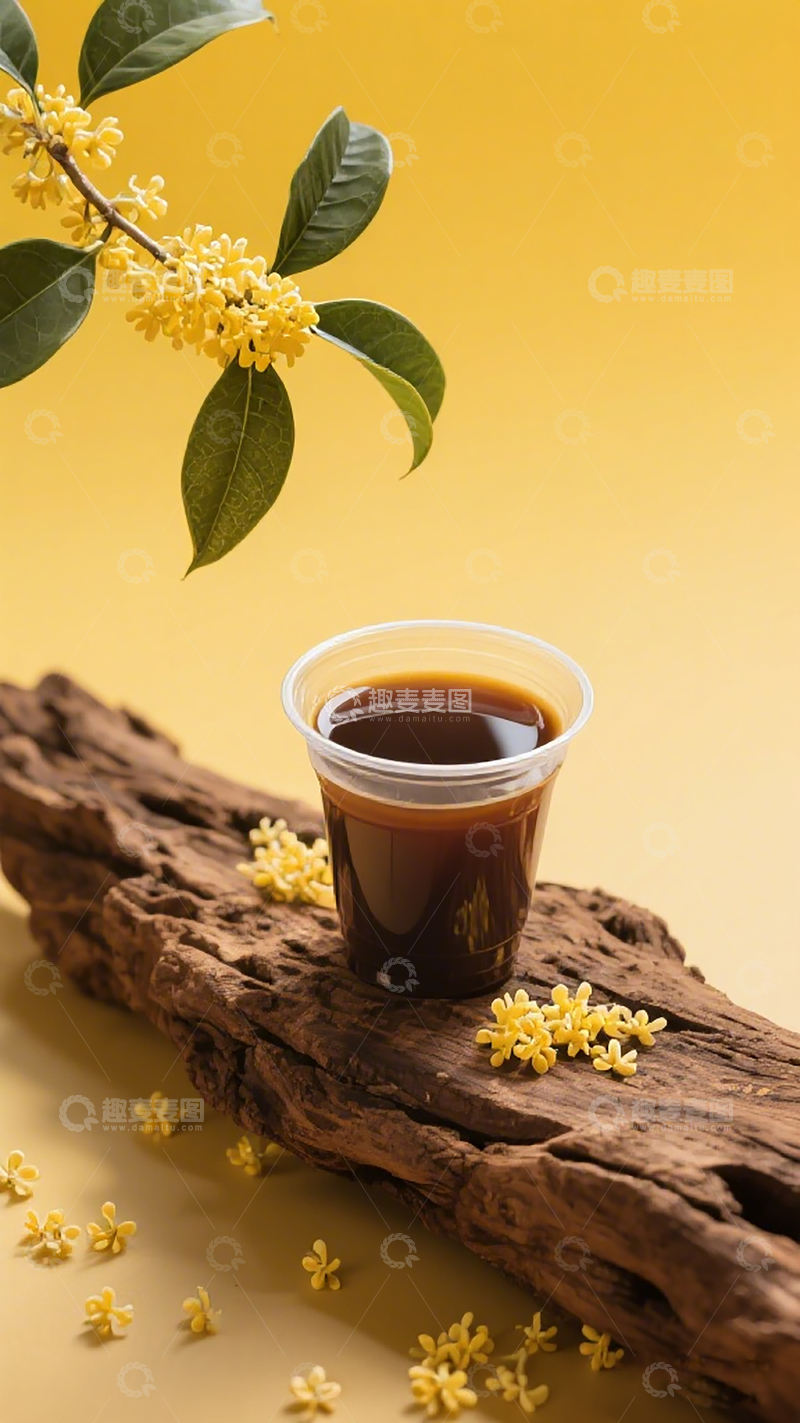 高清大图下载【趣麦麦图】桂花茶静物摄影