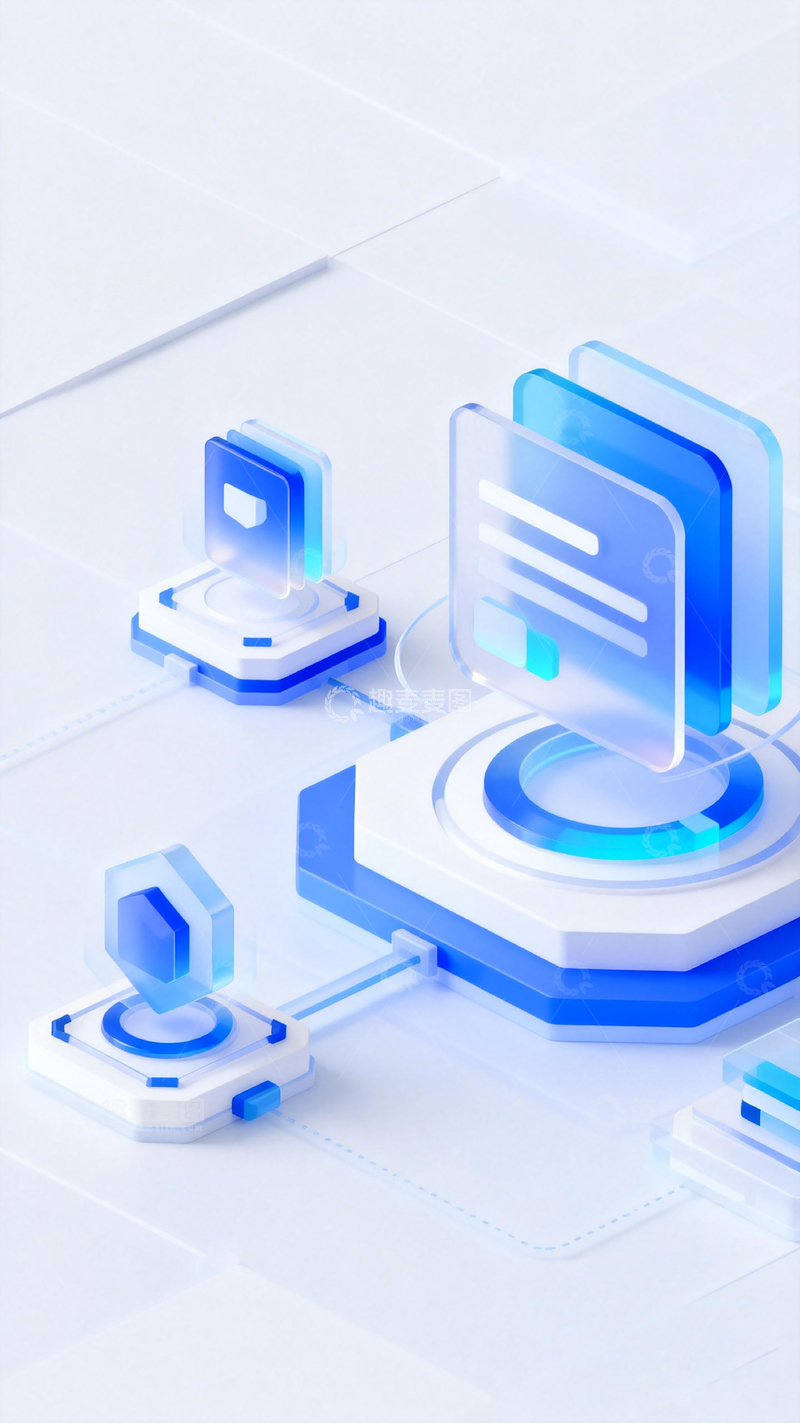 高清大图下载【趣麦麦图】科技感数据图表图标设计素材