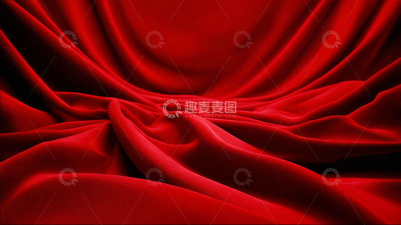 高清大图下载【趣麦麦图】红色丝绸的梦幻之旅