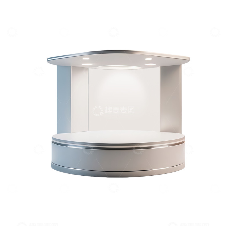 高清大图下载【趣麦麦图】现代圆形展示柜设计