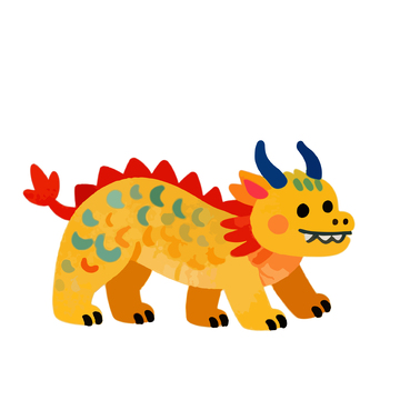 卡通恐龙插画