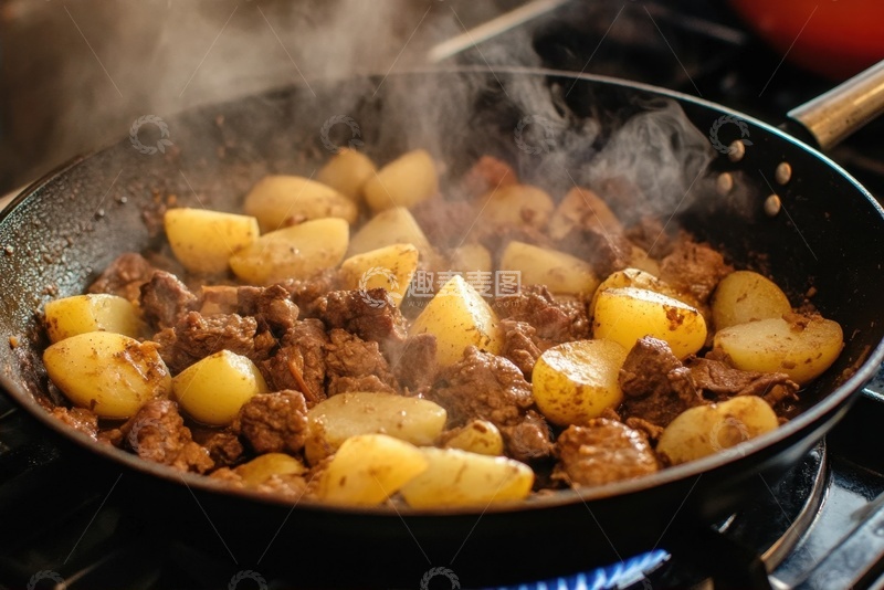 高清大图下载【趣麦麦图】一锅土豆炖肉